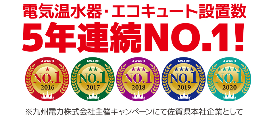 5年連続No.1スライド